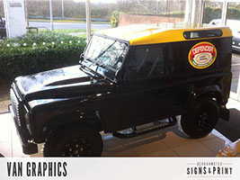 Vinyl printing and application.