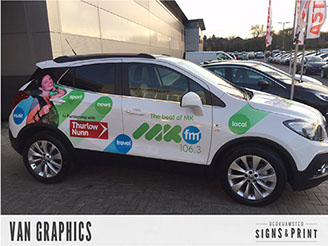 Vinyl printing and application.